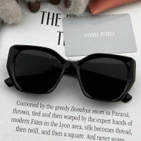 Miu Miu M1310 Square Sunglasses In Acetate Black